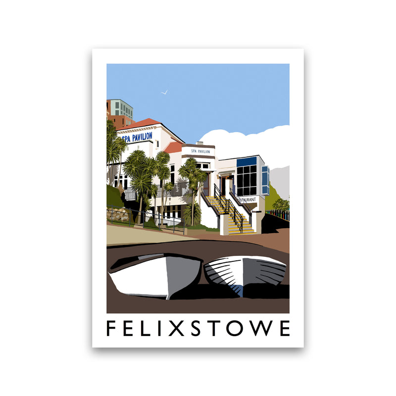 Felixstowe Art Print by Richard O'Neill Print Only
