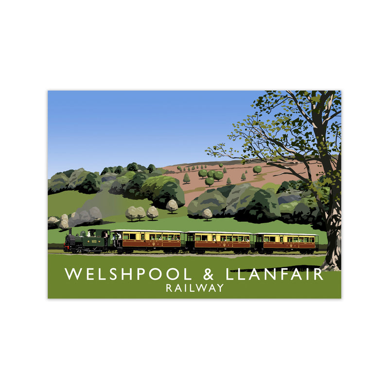 Welshpool & Llanfair by Richard O'Neill Print Only
