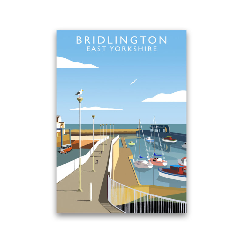 Bridlington East Yorkshire Framed Digital Art Print by Richard O'Neill Print Only
