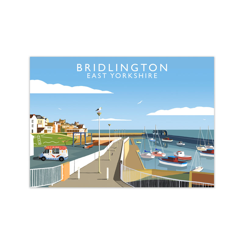 Bridlington East Yorkshire Art Print by Richard O'Neill Print Only