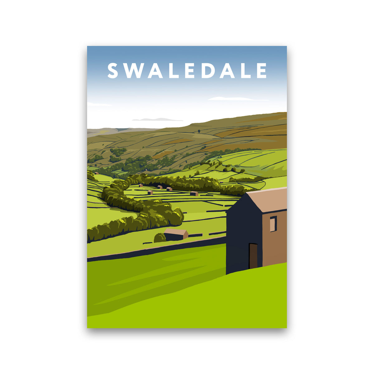 Swaledale2 Portrait by Richard O'Neill Print Only