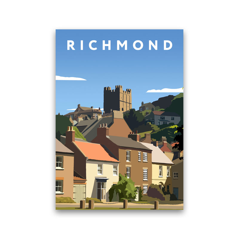 Richmond Travel Art Print by Richard O'Neill, Framed Wall Art Print Only