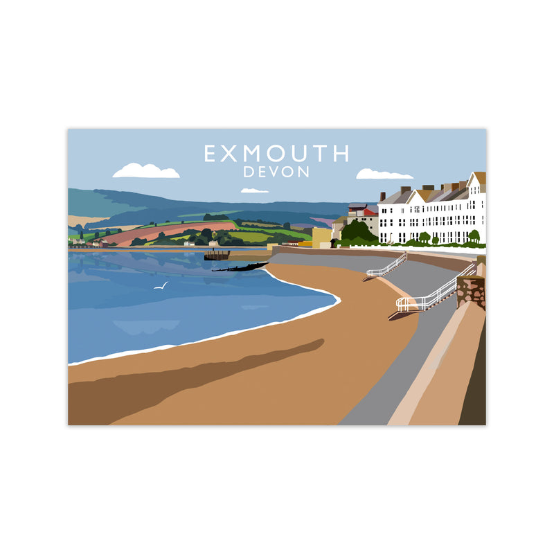 Exmouth Devon Art Print by Richard O'Neill Print Only
