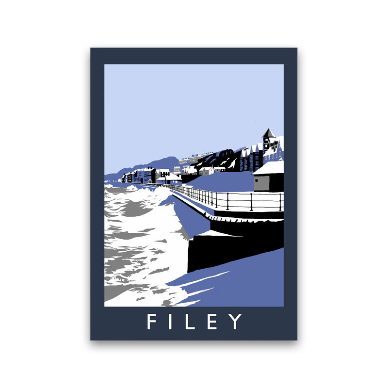 Filey Art Print by Richard O'Neill Print Only