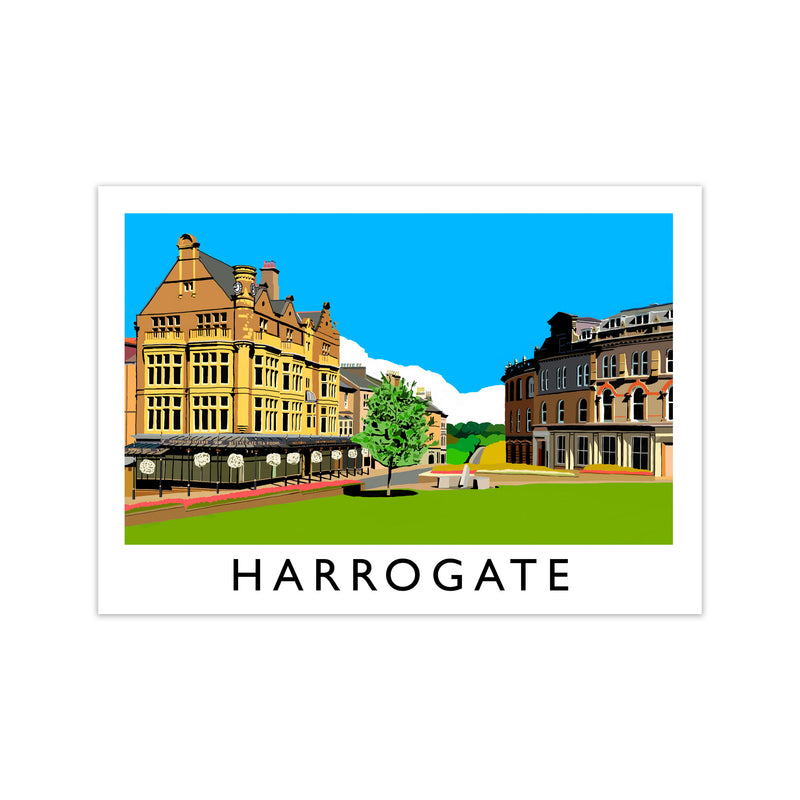 Harrogate Travel Art Print by Richard O'Neill, Framed Wall Art Print Only