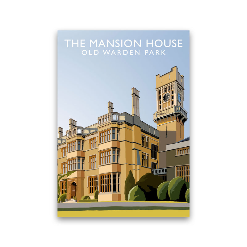 The Mansion House Old Warden Park Travel Art Print by Richard O'Neill Print Only