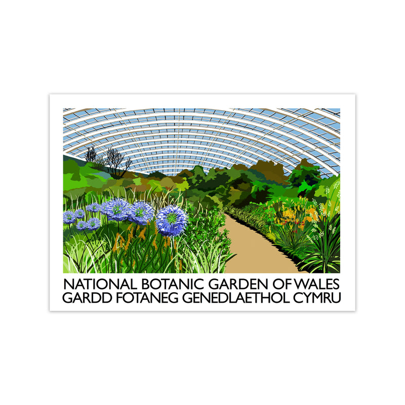 National Botanic Garden of Wales Travel Art Print by Richard O'Neill Print Only