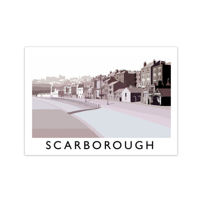 Scarborough Travel Art Print by Richard O'Neill, Framed Wall Art Print Only