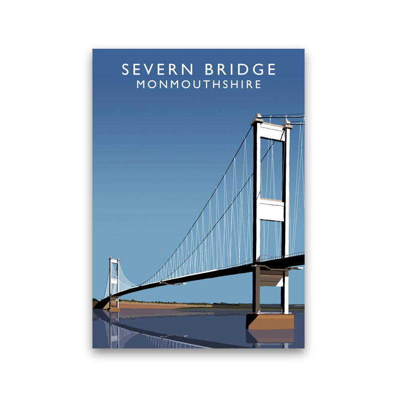 Severn Bridge Monmouthshire Art Print by Richard O'Neill, Framed Wall Art Print Only