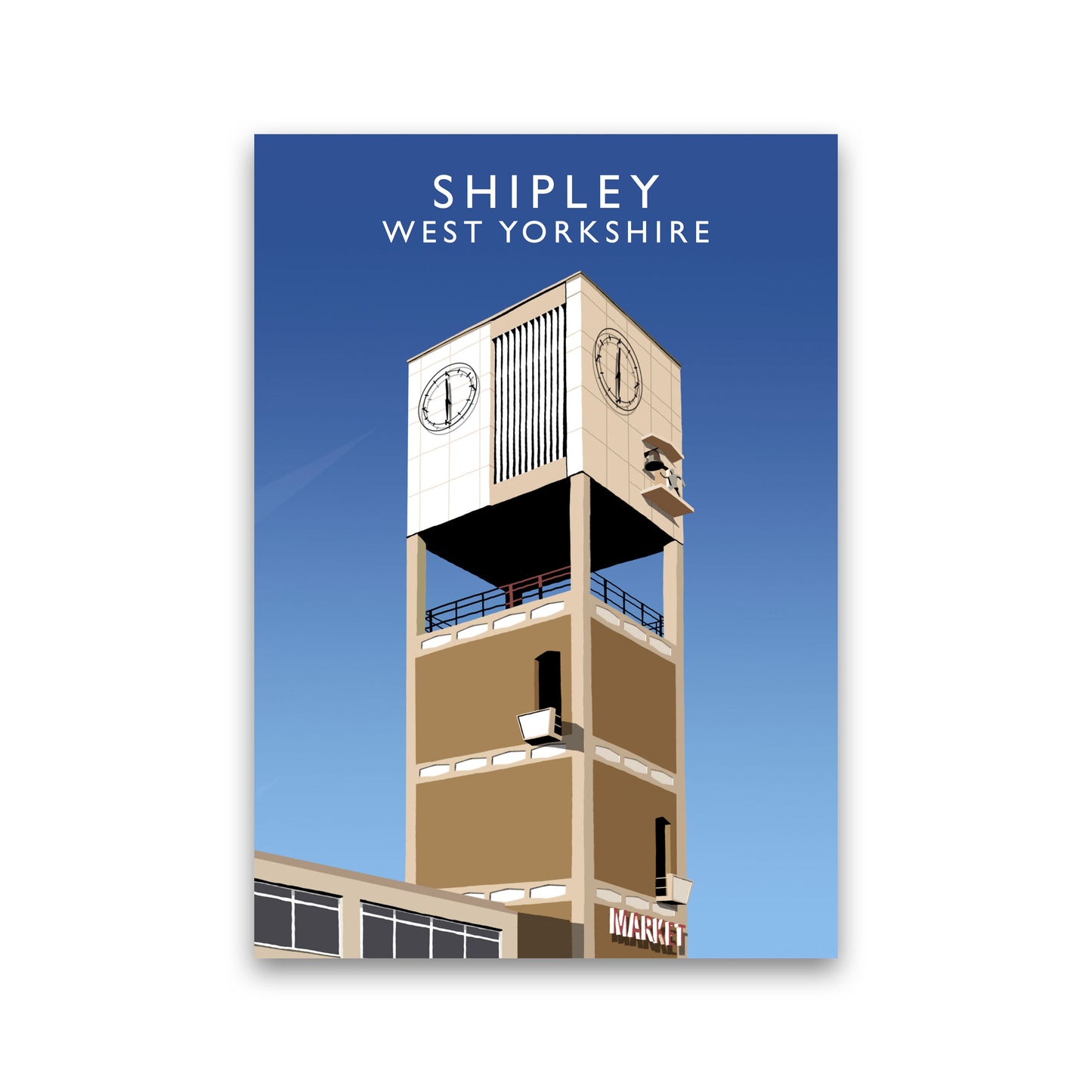 Shipley West Yorkshire Framed Digital Art Print by Richard O'Neill Print Only