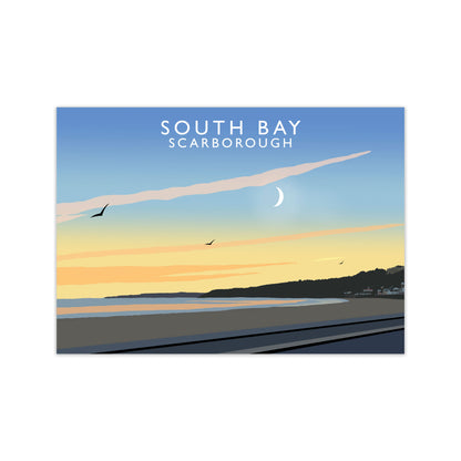 South Bay Scarborough Art Print by Richard O'Neill, Framed Wall Art Print Only