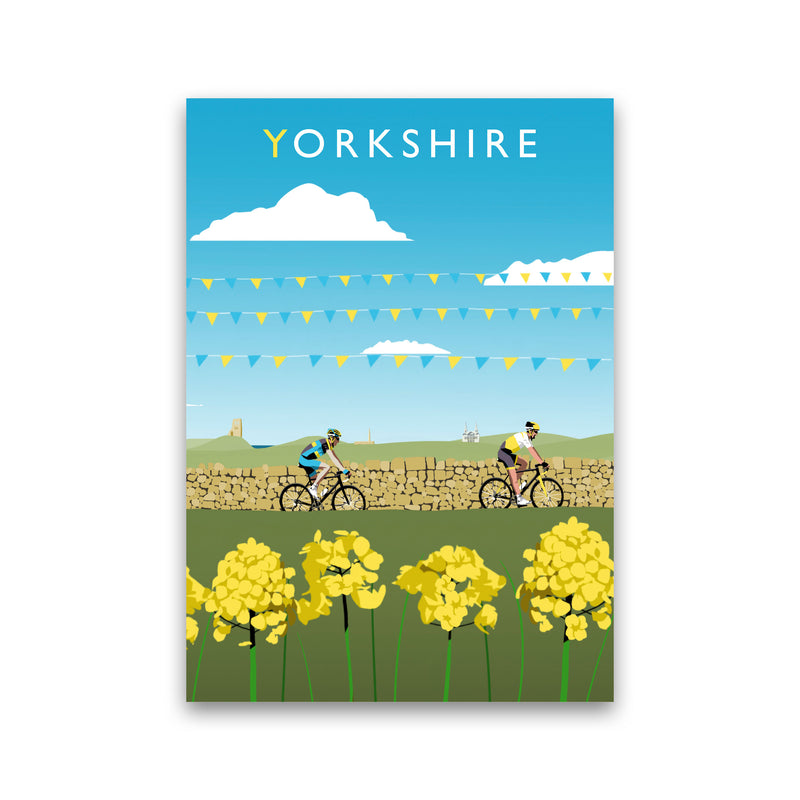 Yorkshire Framed Digital Art Print by Richard O'Neill Print Only