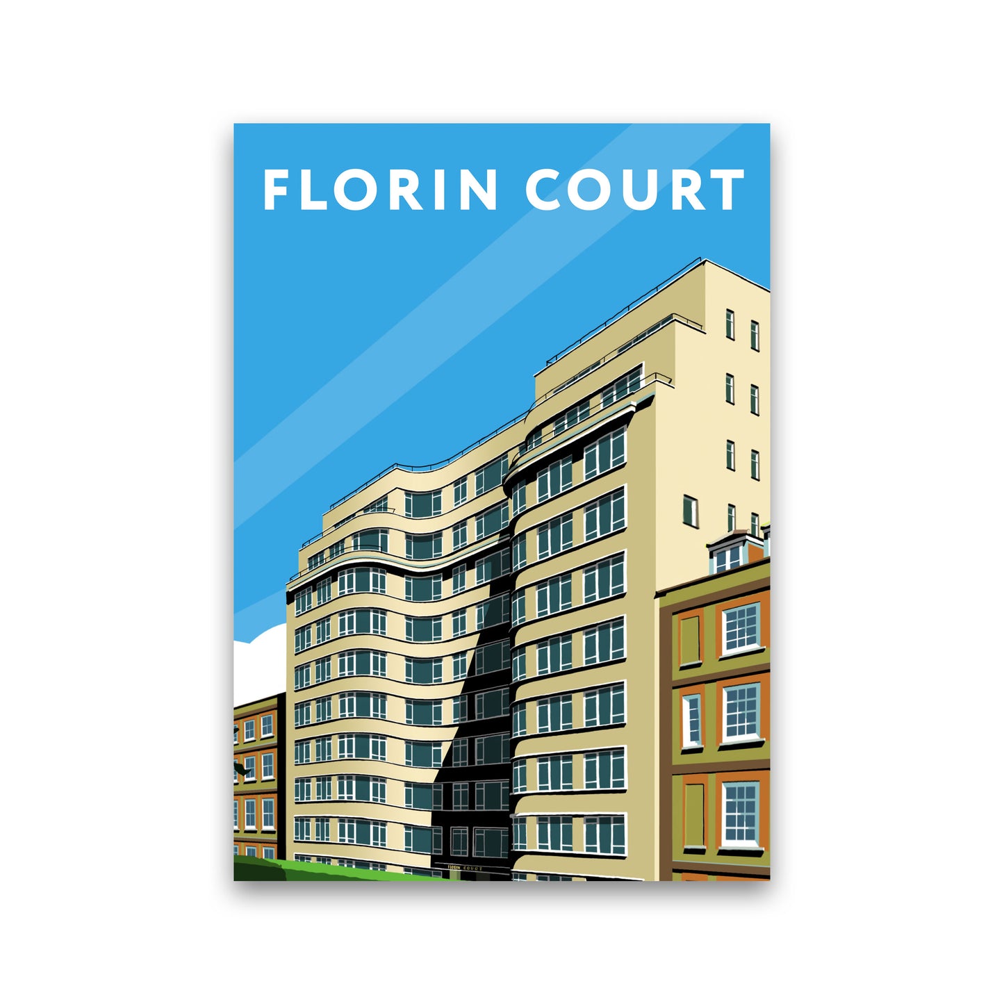 Florian Court Portrait by Richard O'Neill Print Only