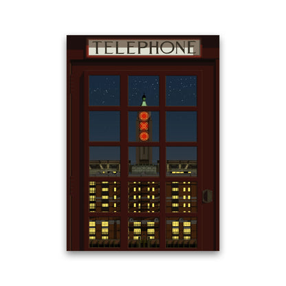 London Telephone Box 10 by Richard O'Neill Print Only