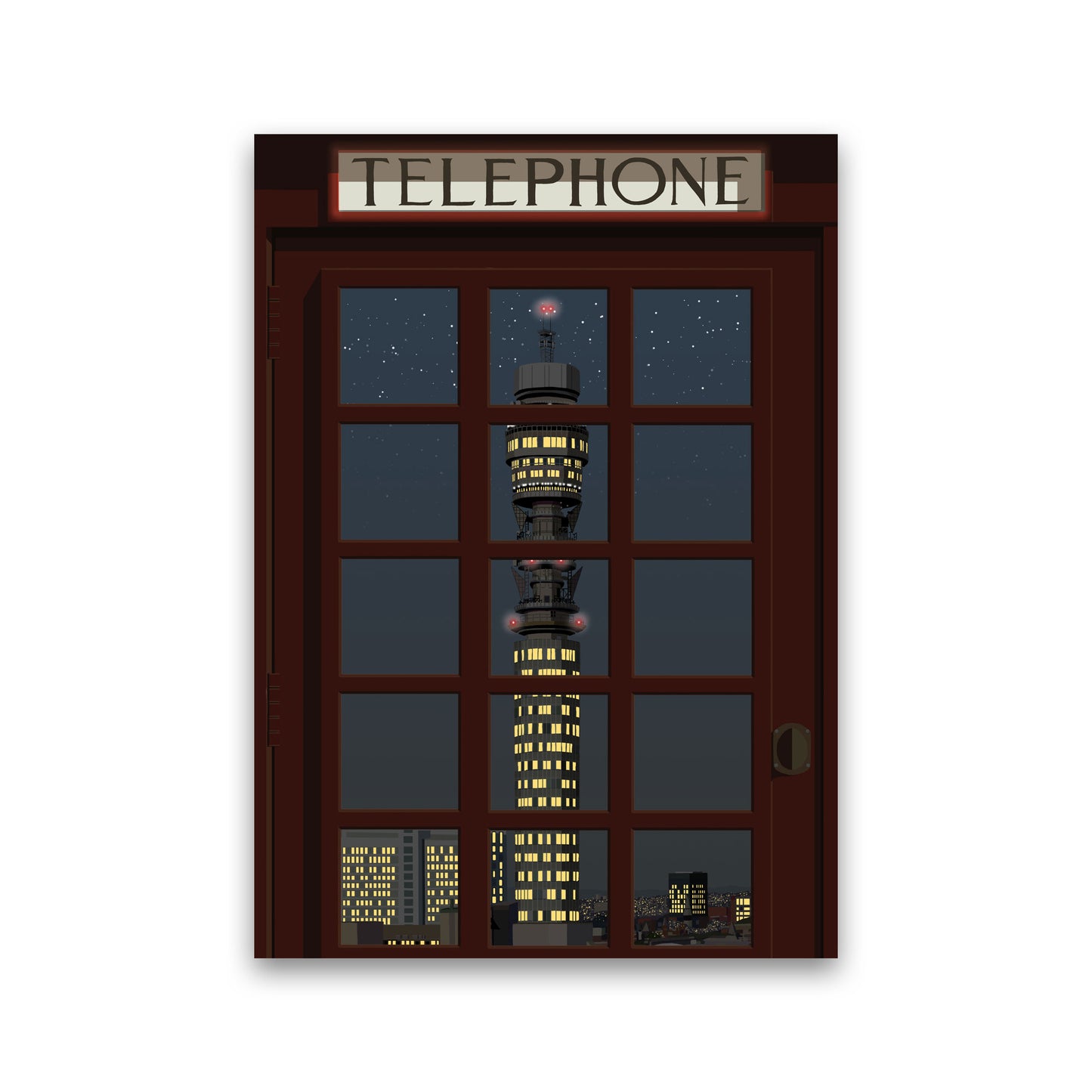 London Telephone Box 15 by Richard O'Neill Print Only