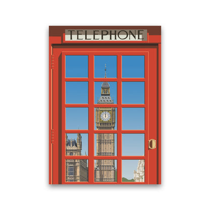 London Telephone Box 2 by Richard O'Neill Print Only