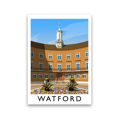 Watford portrait by Richard O'Neill Print Only