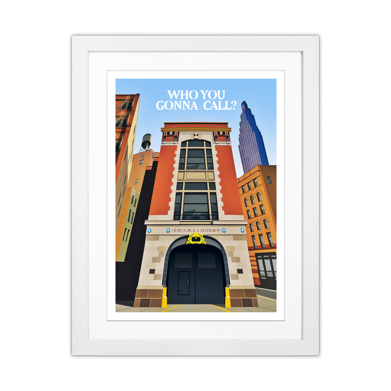 Ghostbusters Day Art Print by Richard O'Neill White Grain