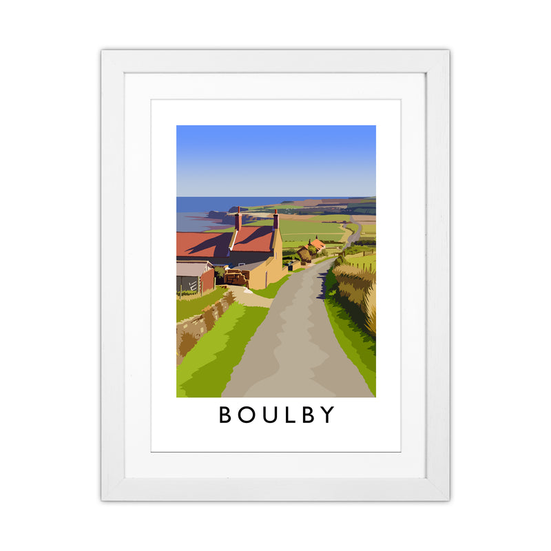Boulby 2 Portrait Art Print by Richard O'Neill White Grain