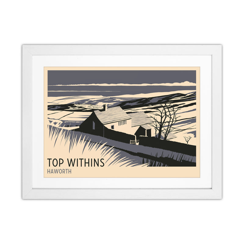 Top Withins Travel Art Print by Richard O'Neill White Grain