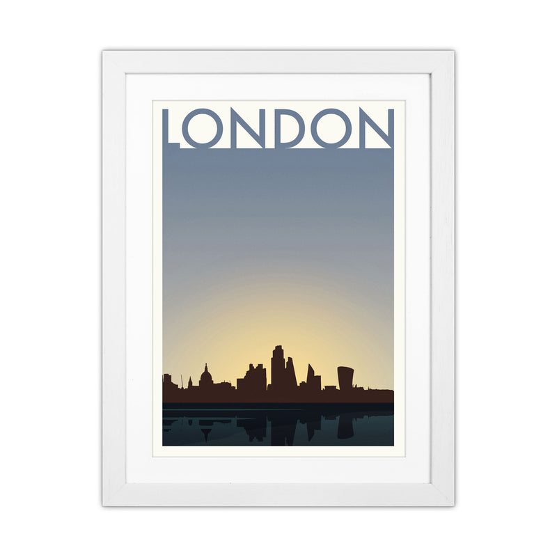 London 4 (Day) Travel Art Print by Richard O'Neill White Grain