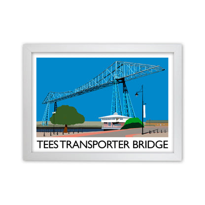Tees Transporter Bridge by Richard O'Neill White Grain
