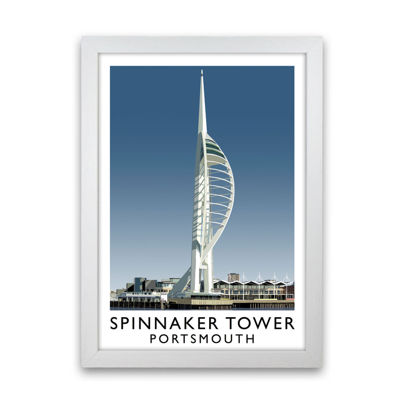 Spinnaker Tower by Richard O'Neill White Grain