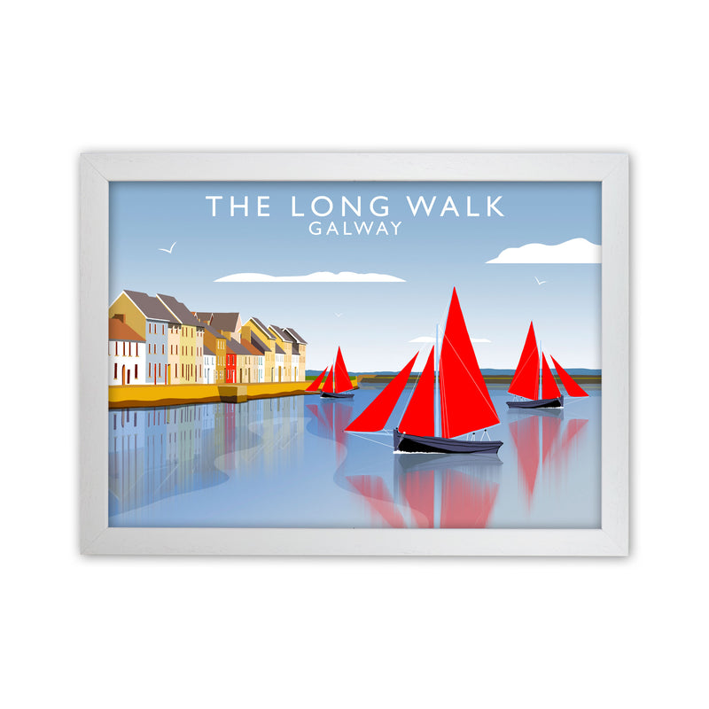 Long Walk (Landscape) by Richard O'Neill White Grain