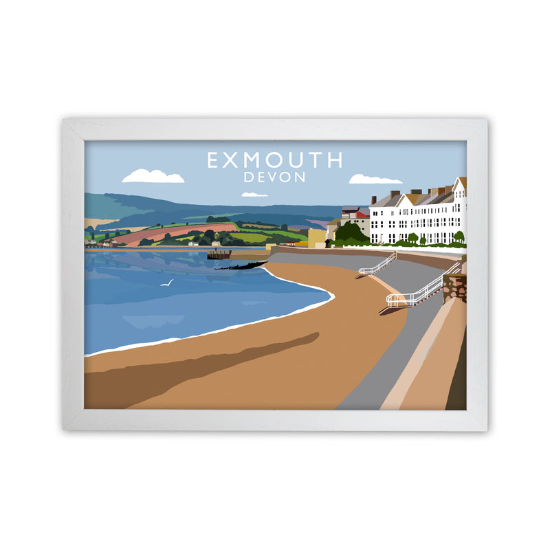 Exmouth Devon Art Print by Richard O'Neill White Grain