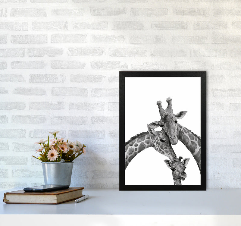 Giraffe Family Photography Art Print by Seven Trees Design