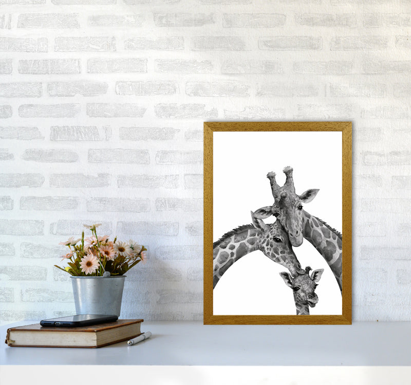 Giraffe Family Photography Art Print by Seven Trees Design