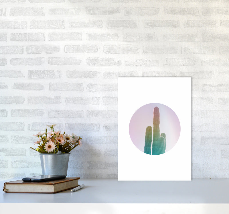 Circular Cacti Art Print by Seven Trees Design