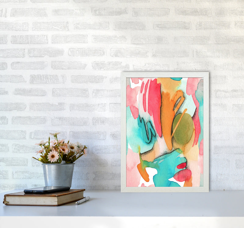 Abstract Watercolor Art Print by Seven Trees Design