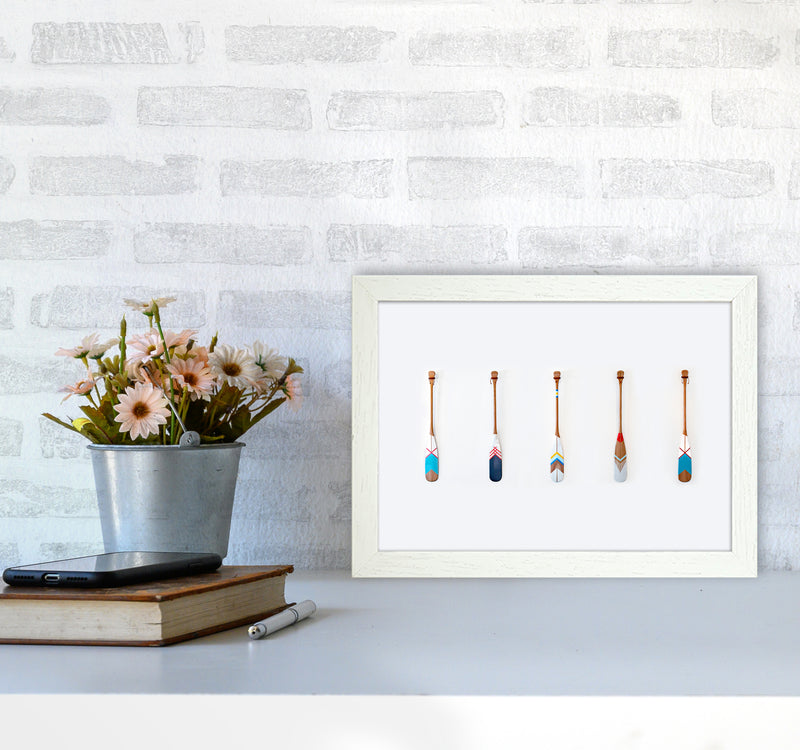 Five Oars Photography Art Print by Seven Trees Design