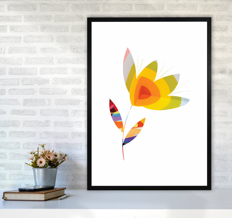 Graffiti Flower II Art Print by Seven Trees Design A1 White Frame
