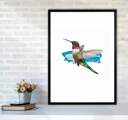 Modern Humingbird II Art Print by Seven Trees Design