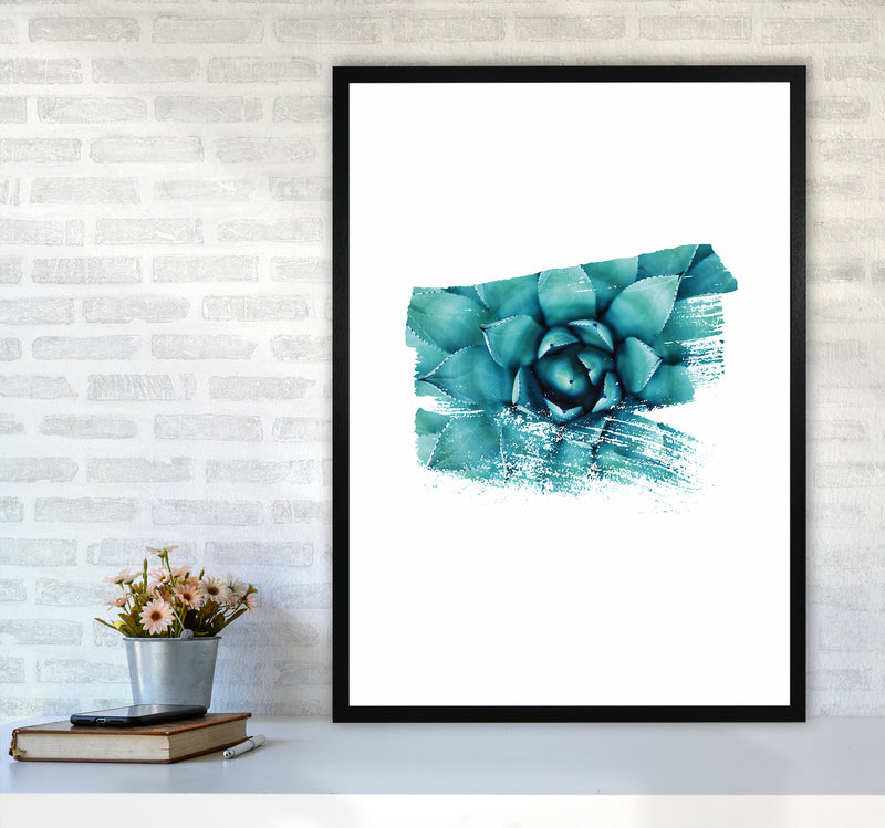 Modern Succulent II Art Print by Seven Trees Design A1 White Frame