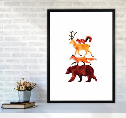 The Forest Friends Childrens Art Print by Seven Trees Design