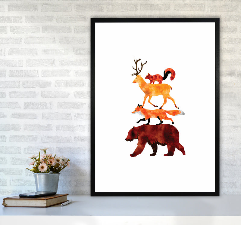 The Forest Friends Childrens Art Print by Seven Trees Design