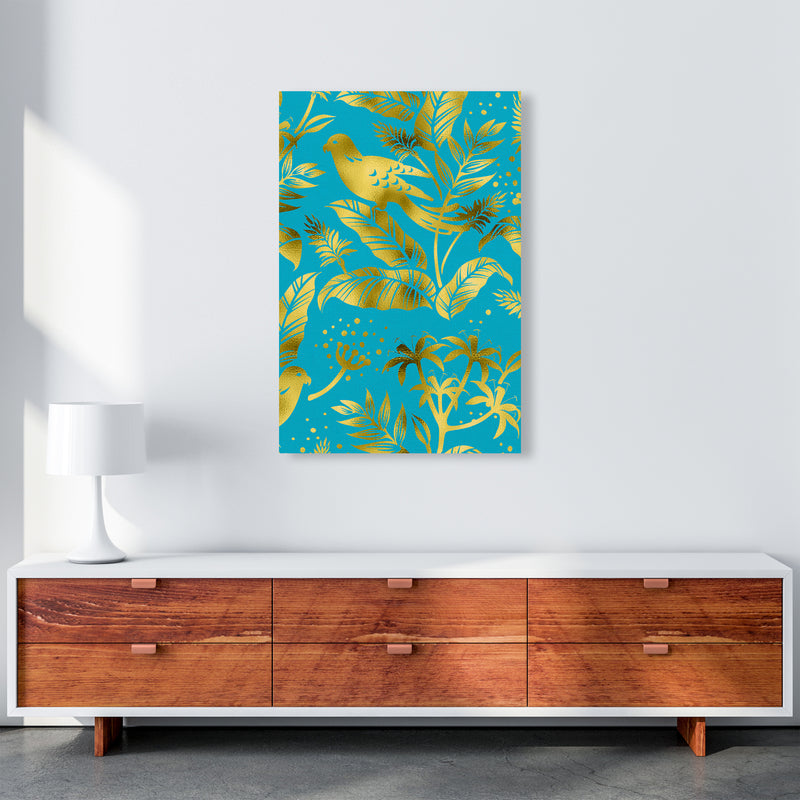 Gold Fauna Art Print by Seven Trees Design A1 Canvas