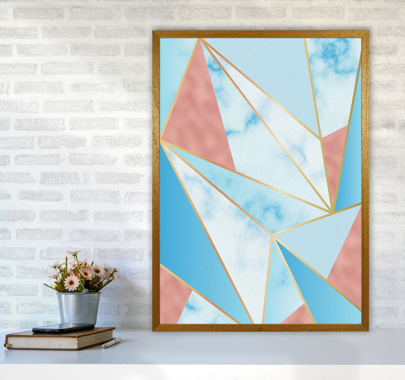 Geometric Sky Art Print by Seven Trees Design A1 Print Only