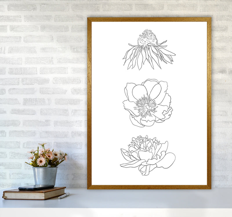 Hand Drawn Flowers Art Print by Seven Trees Design