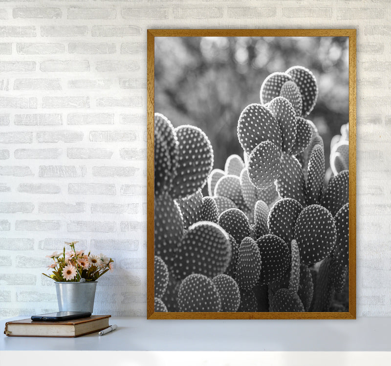 The Cacti Cactus B&W Art Print by Seven Trees Design