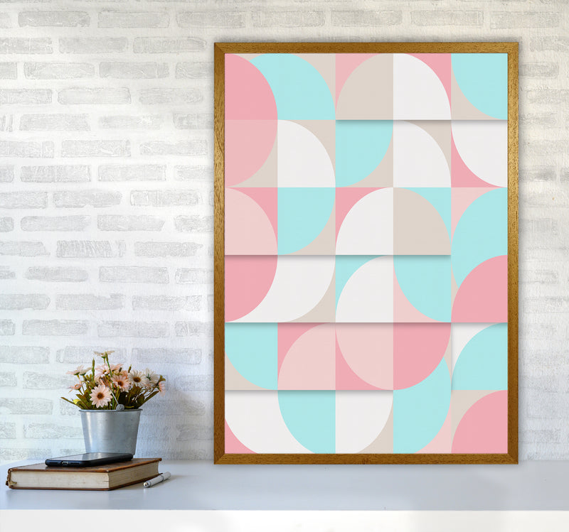 The Scandinavian Geometry Art Print by Seven Trees Design