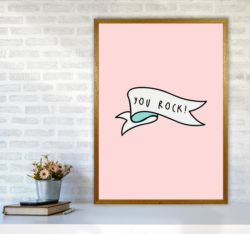 You Rock Quote Art Print by Seven Trees Design A1 Print Only