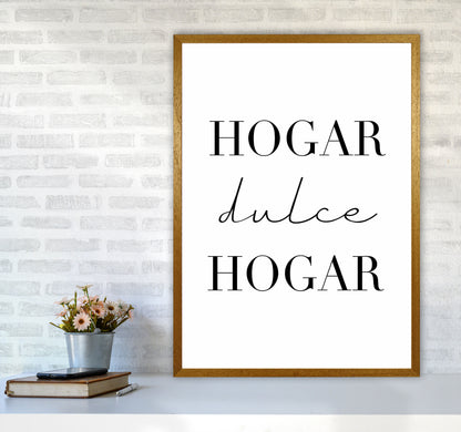 Home Sweet Home (spanish) Art Print by Seven Trees Design A1 Print Only