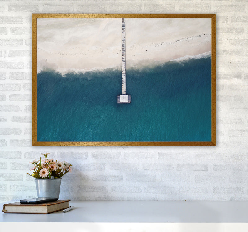 The bay from the sky Art Print by Seven Trees Design A1 Print Only