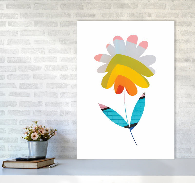 Graffiti Flower I Art Print by Seven Trees Design A1 Black Frame