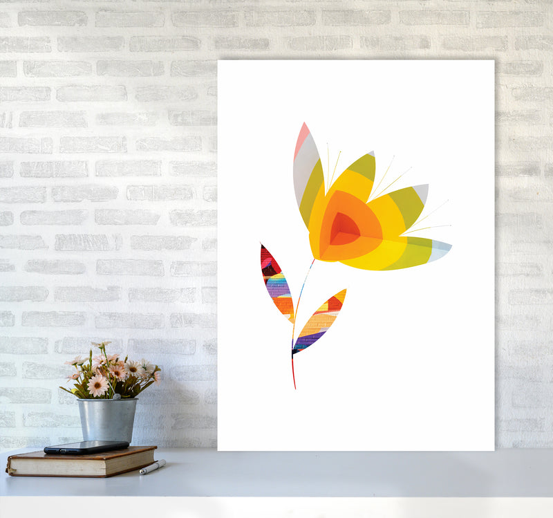 Graffiti Flower II Art Print by Seven Trees Design A1 Black Frame