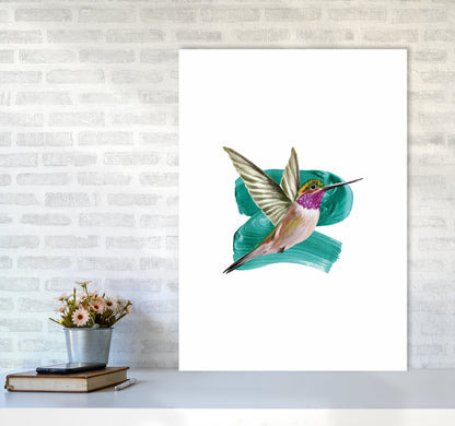 Modern Humingbird I Art Print by Seven Trees Design A1 Black Frame